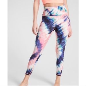 Athleta Elation Tie Dye 7/8 Tight Leggings